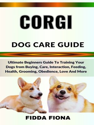 cover image of CORGI DOG CARE GUIDE